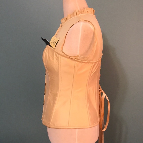 SOLD CorsetStory Champagne/Cream Ruffle Corset - Picture 5 of 8